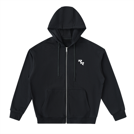 RR Drop-Shoulder Zip Up Hoodie