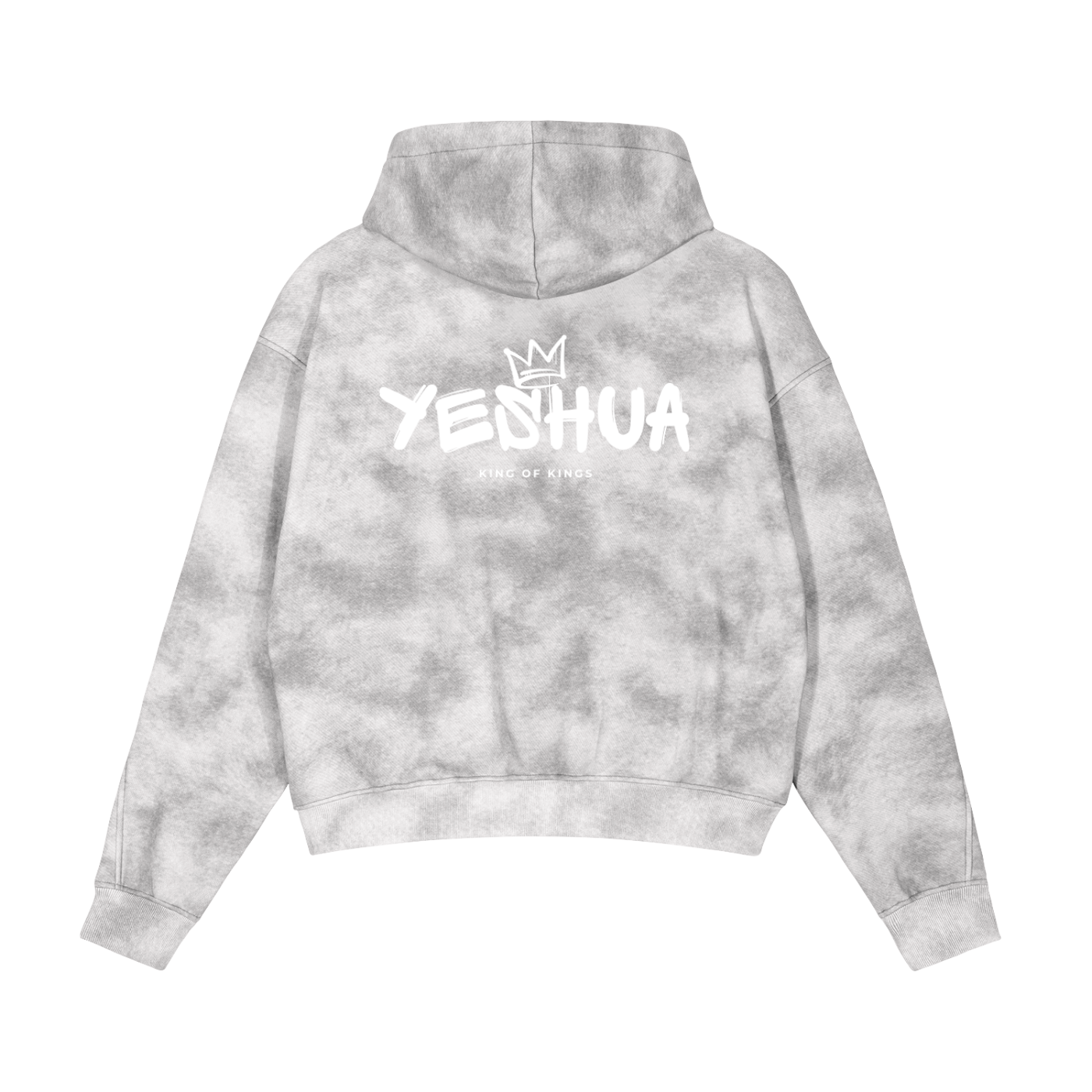 Yeshua Boxy Zip-up Hoodie by RRNY