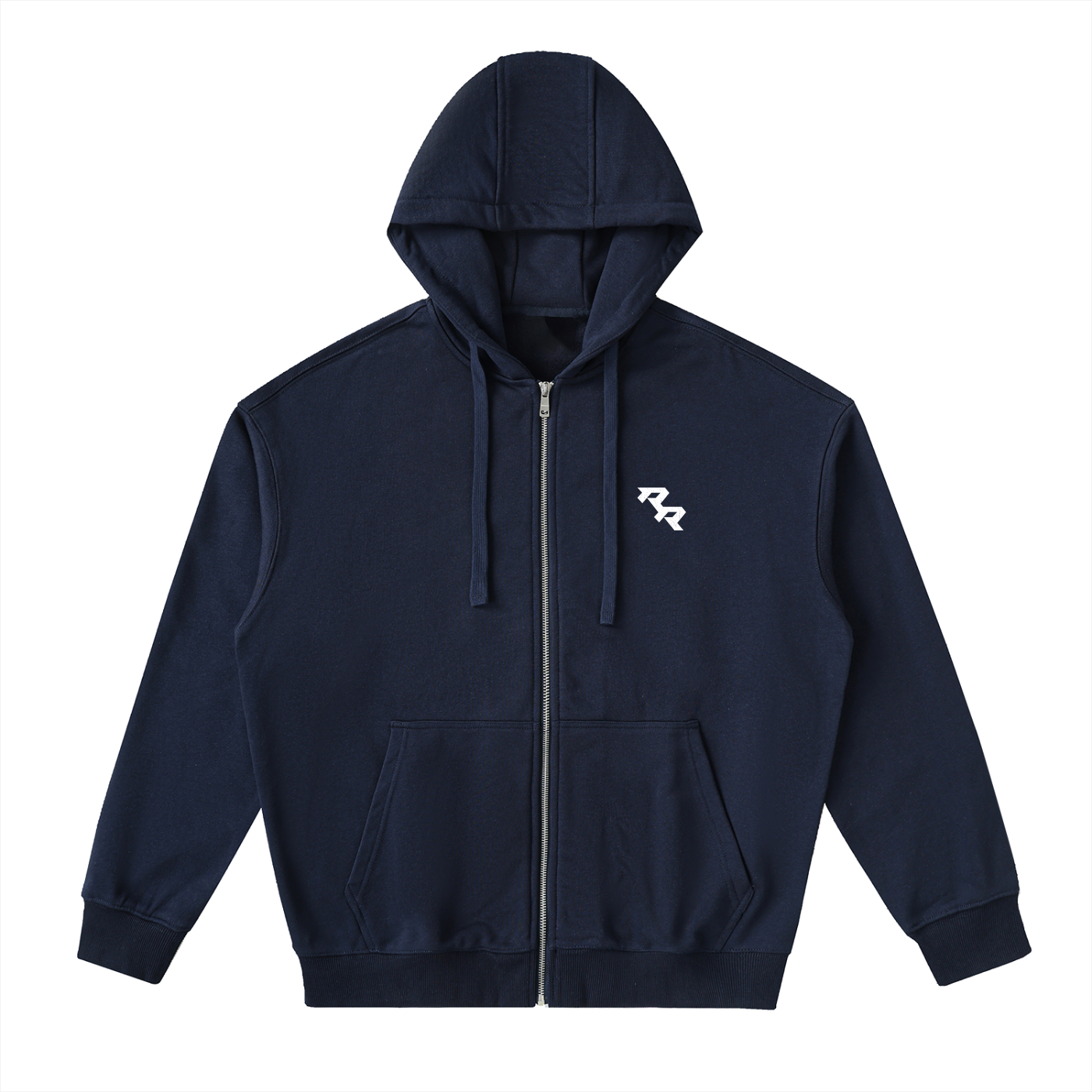 RR Drop-Shoulder Zip Up Hoodie