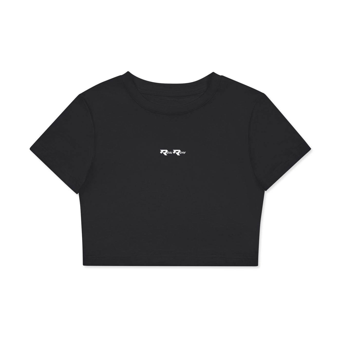 RealReps Women's Fitted Crop Tee | Bodycon T-Shirt