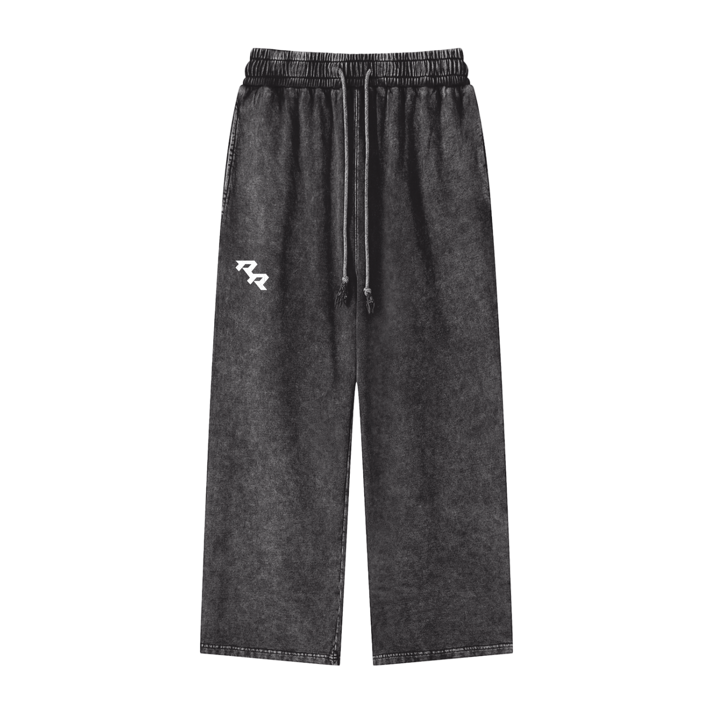 RR Acid Wash Straight Leg Pants 100% Cotton
